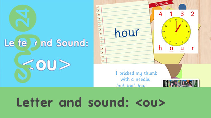 Letter and sound: <ou>