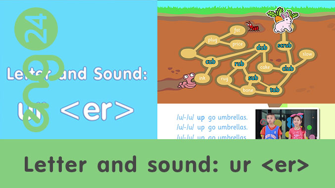 Letter and sound: ur <er>