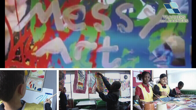 ศิลปะนามธรรมสำหรับเด็ก - KS1/2 Art : Messy Art at KS2