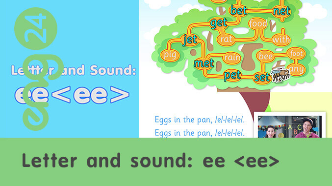 Letter and sound: ee <ee>