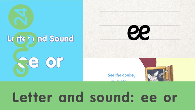 Letter and sound: ee and or