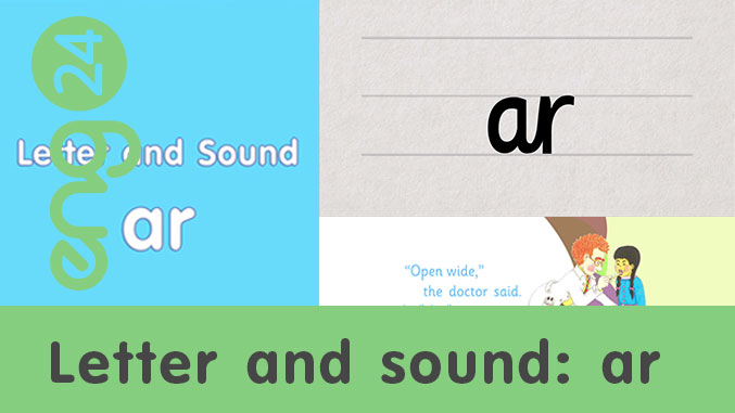 Letter and sound: ar